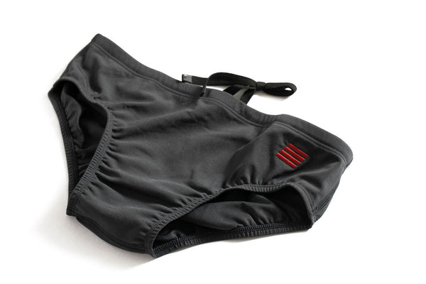 Brief - Carbon with Red Logo