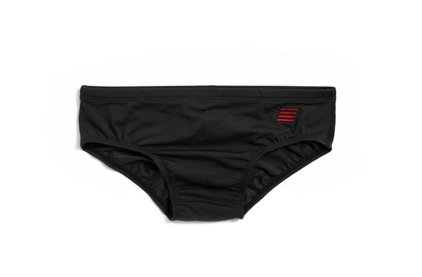 Brief - Carbon with Red Logo