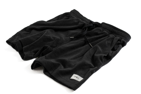 Terry Cloth Short - Black