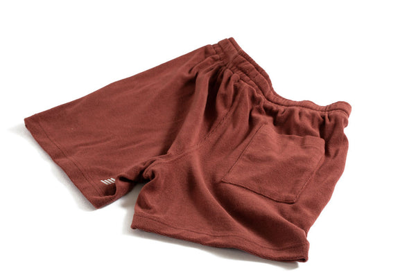 Terry Cloth Short - Burgundy