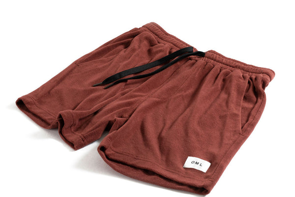 Terry Cloth Short - Burgundy